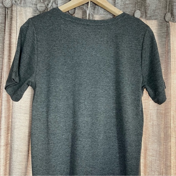 Gap Gray Short Sleeve Crew Neck Maternity Tee Shirt Size Large - Picture 9 of 11